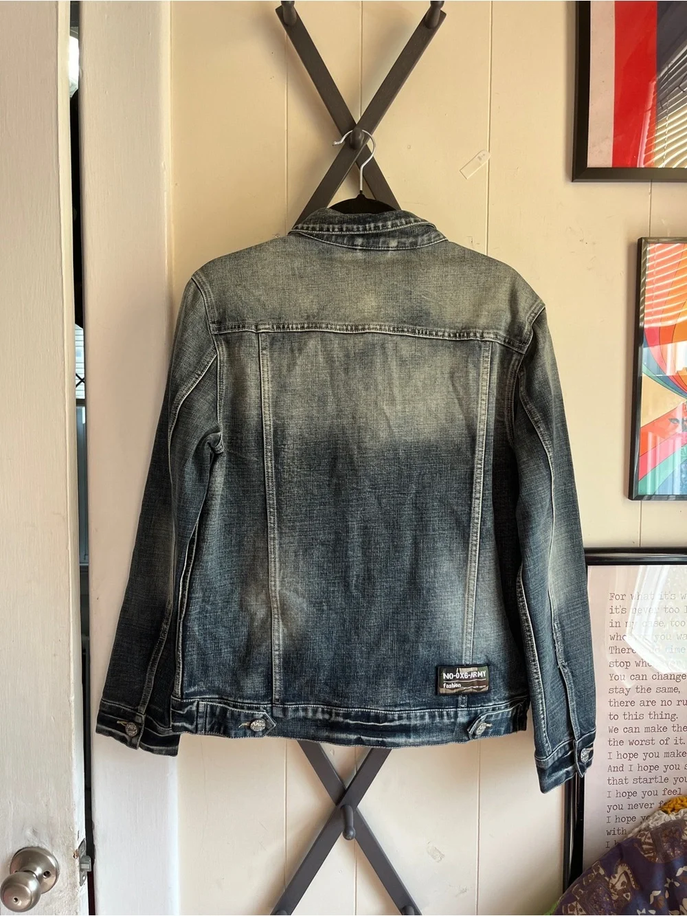 Washed Denim Jacket - Faded Blue